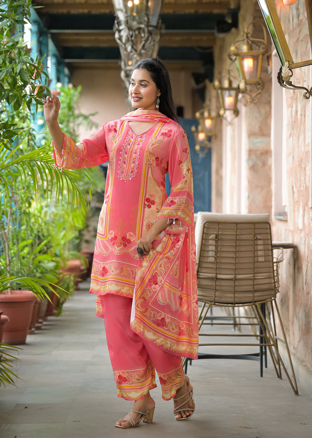 Soul Armor Elegant Printed Kurta Set