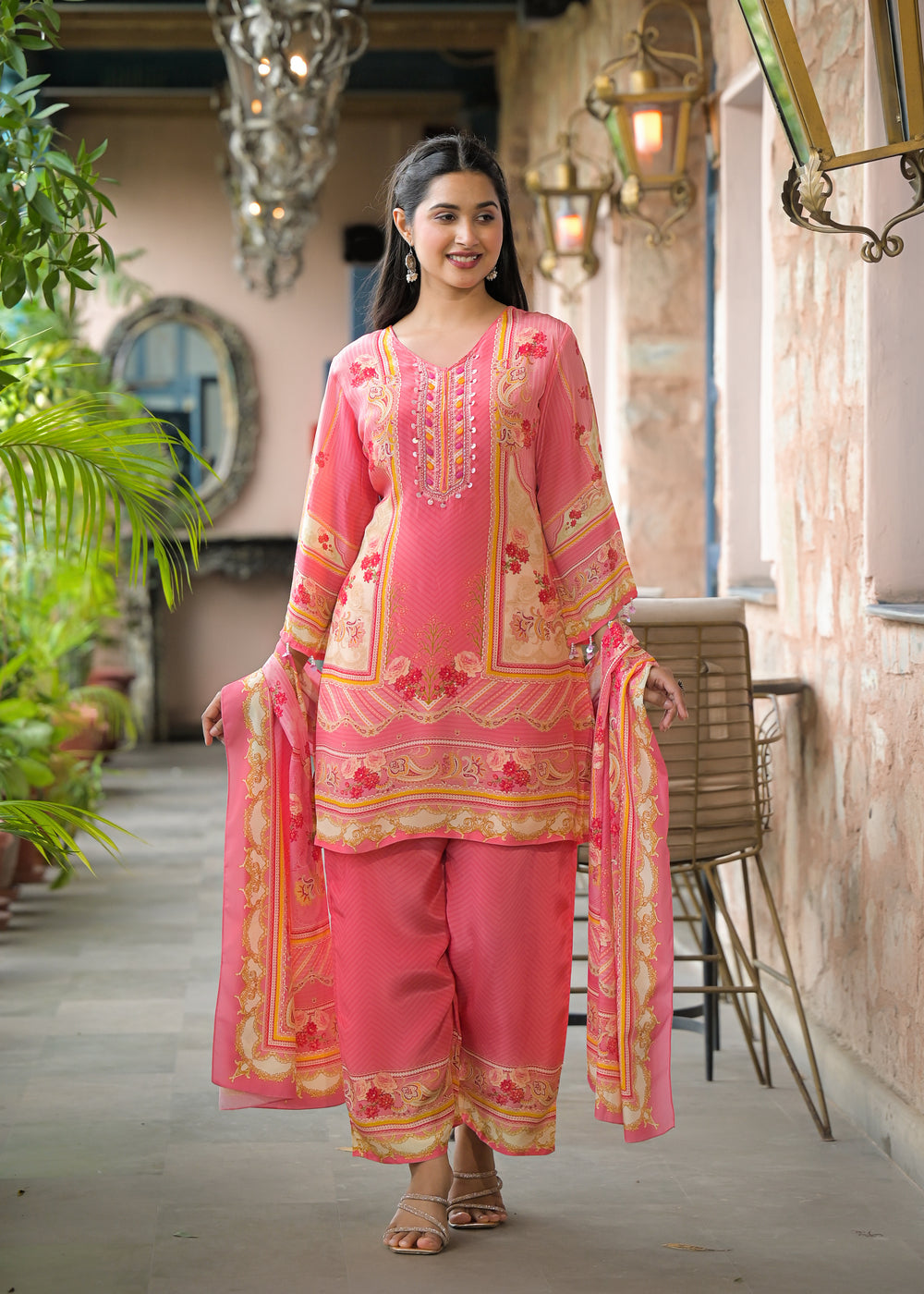 Soul Armor Elegant Printed Kurta Set