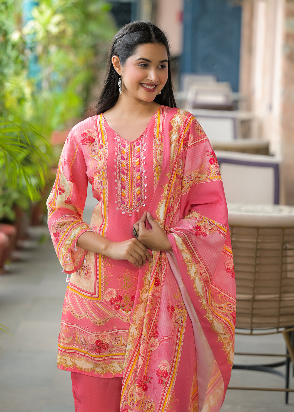 Soul Armor Elegant Printed Kurta Set