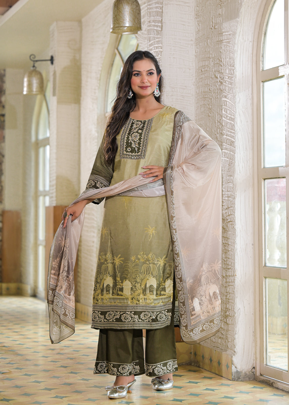 Soul Armor Heritage Print Kurta Set