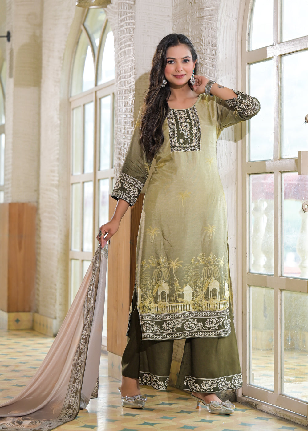 Soul Armor Heritage Print Kurta Set