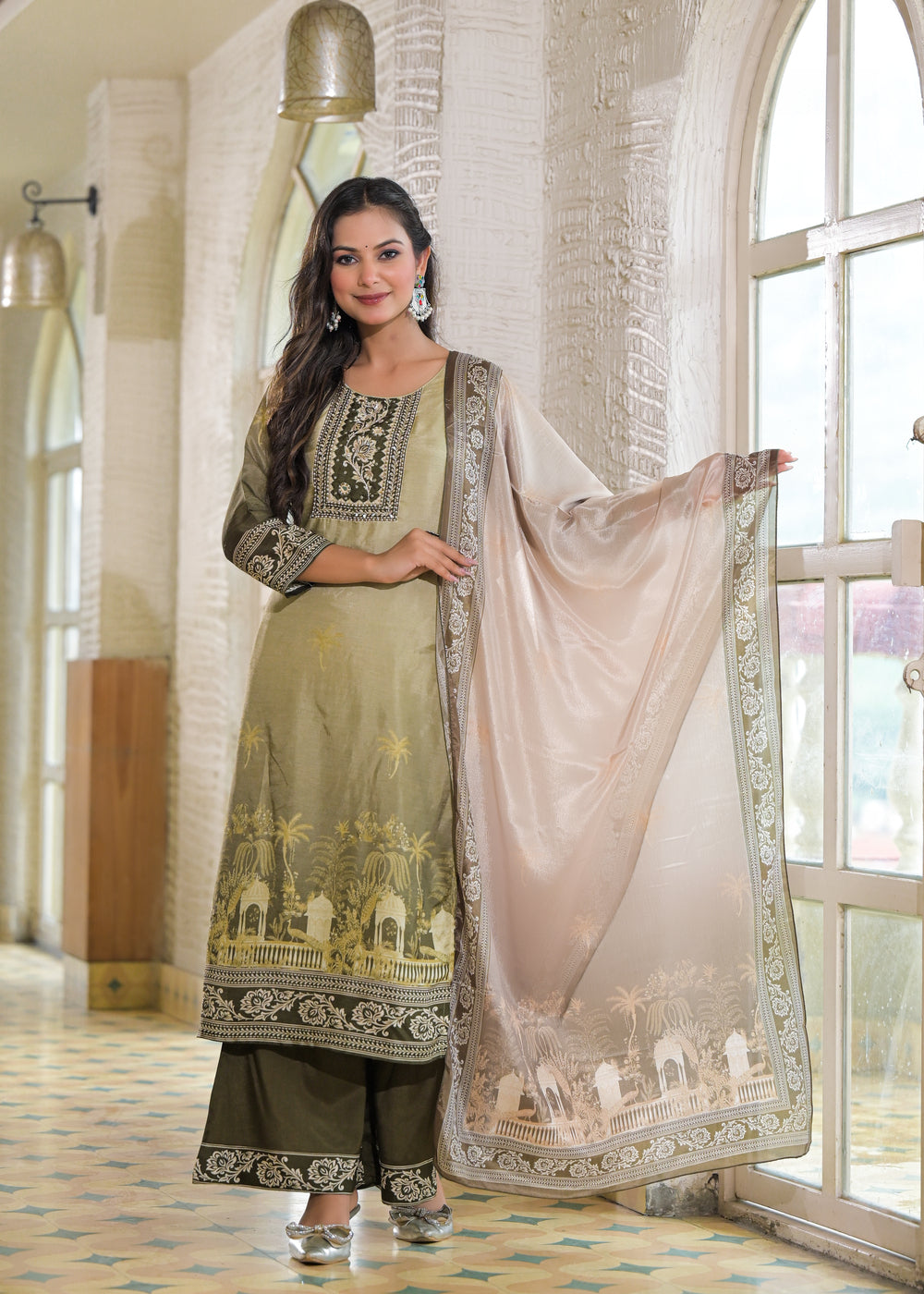 Soul Armor Heritage Print Kurta Set