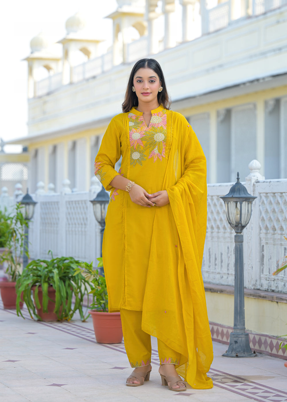 Soul Armor Designer Embroidery Work Kurta Set