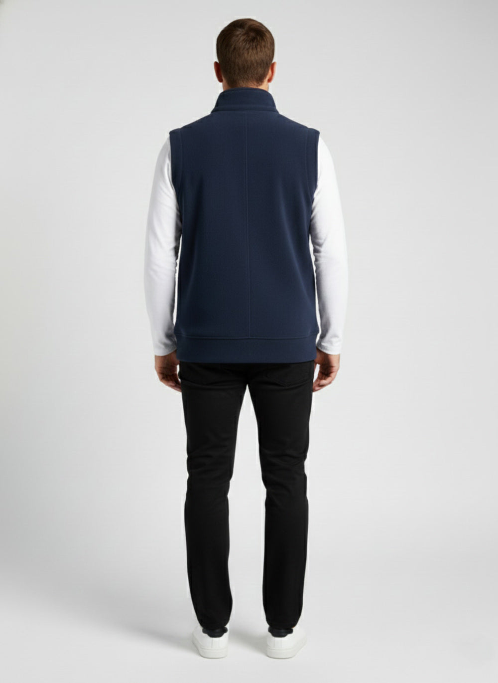 Soul Armor Mens  Polar Fleece Zip-Up Sleeveless Jacket