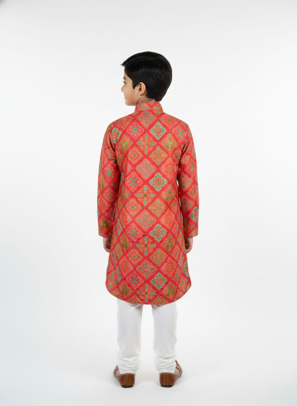 Elevate Designer Wedding Wear Red Kurta Set