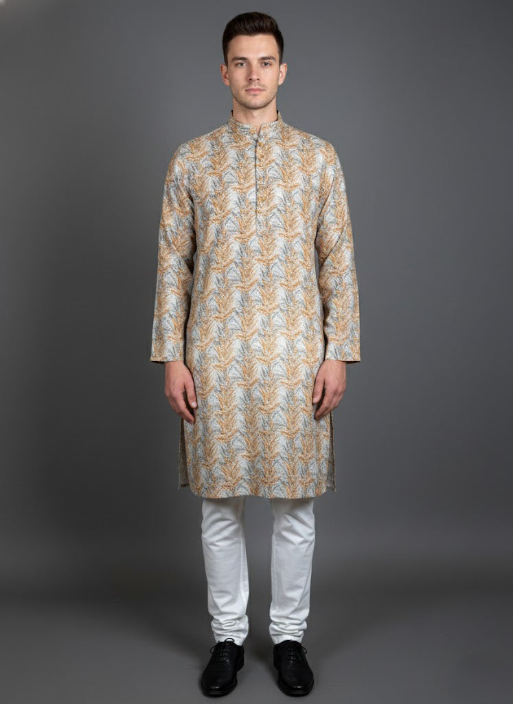 Soul Armor Elegant All-Over Printed Kurta Pajama Set