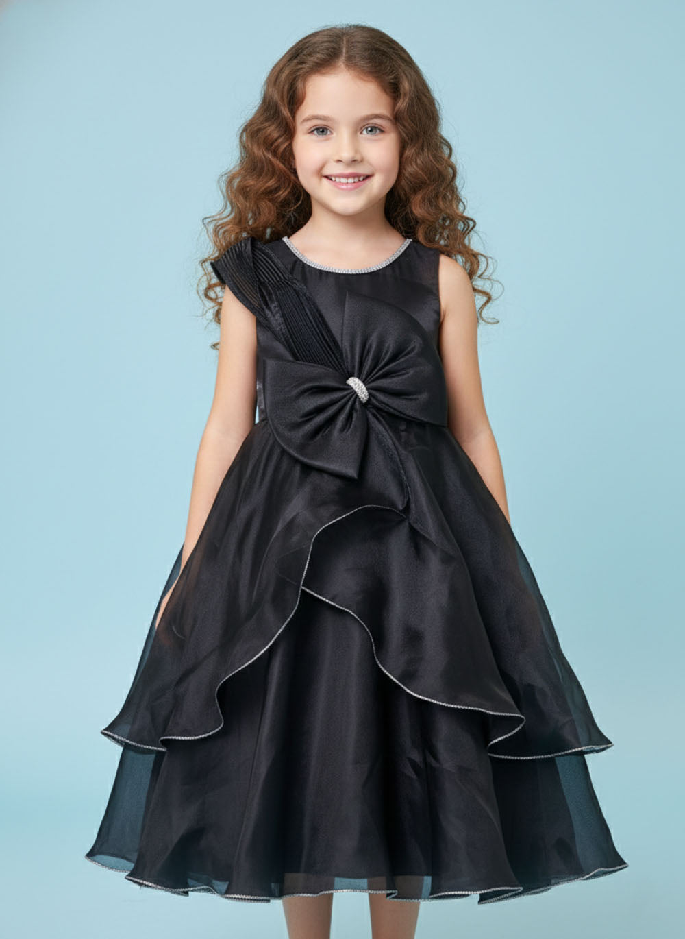 Katibi Kids Fancy Black Party gown.