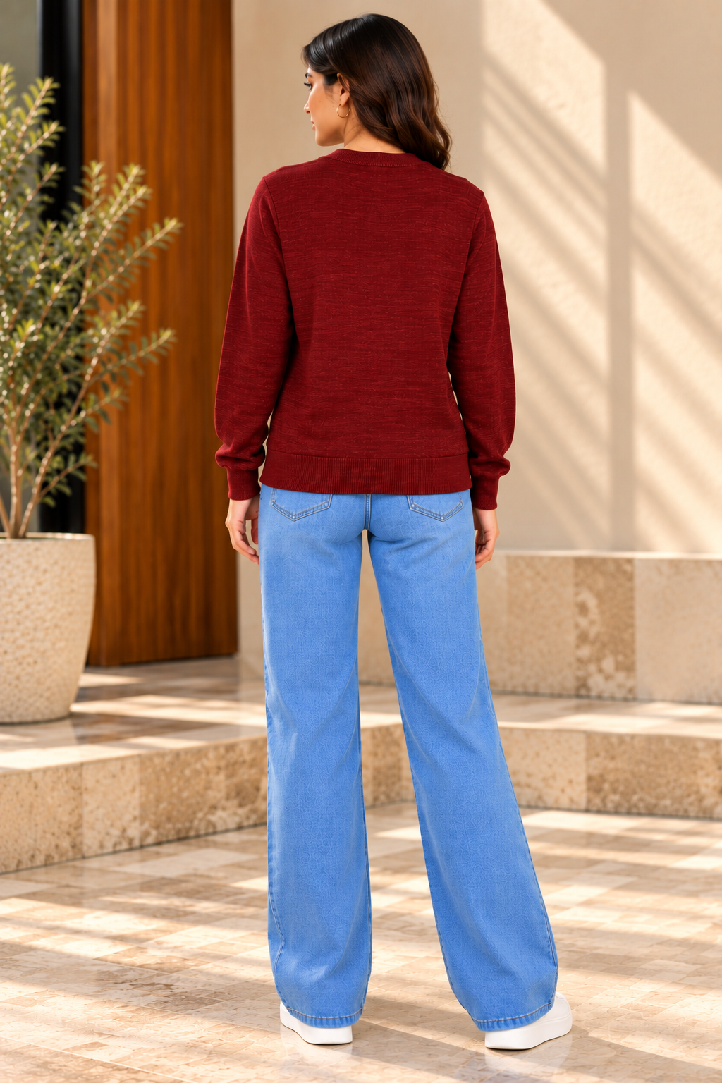SOUL ARMOR Women's Solid V-Neck Button Cardigan | Soft Knit Full Sleeve Winter Cardigan with Pockets | Warm Casual Wear