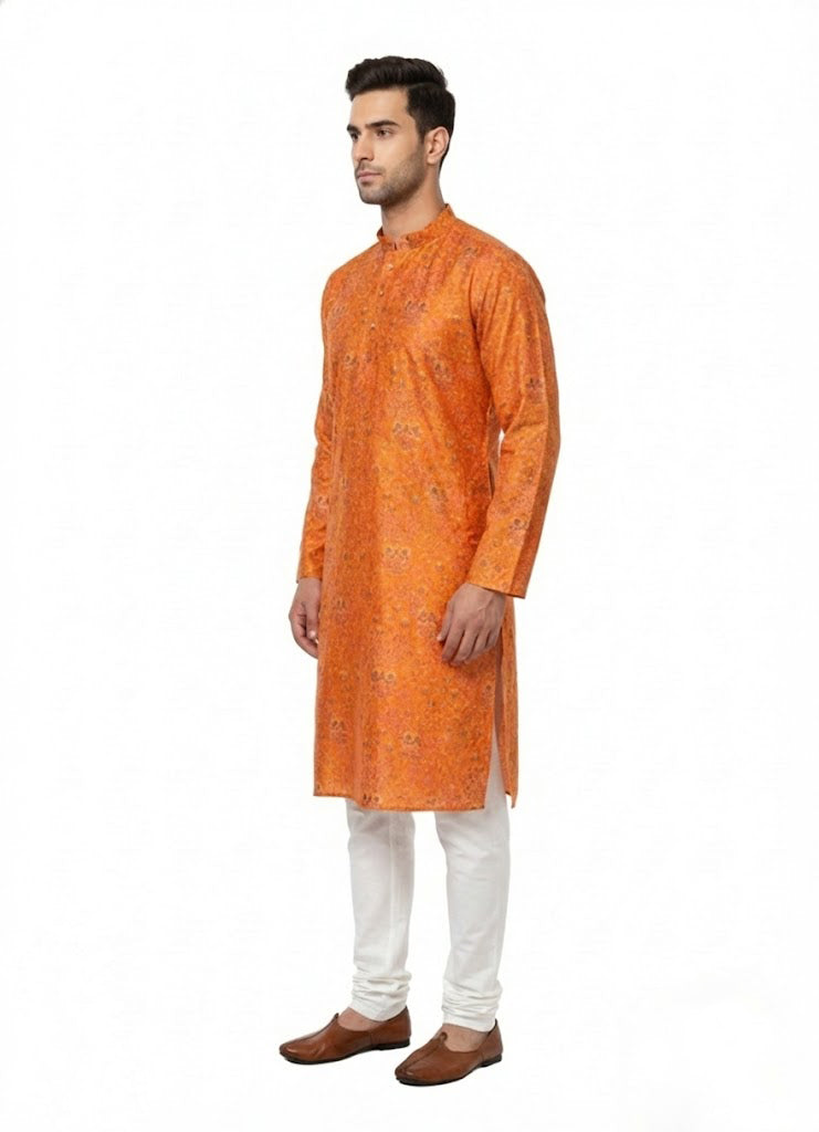 Soul Armor Mens Regal Ethnic Medallion Kurta Set