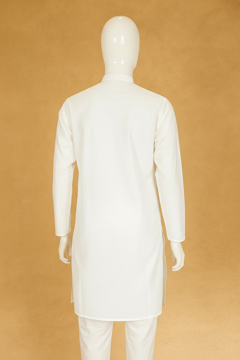 Sleepz Solid Traditional Kurta Pyjama Set