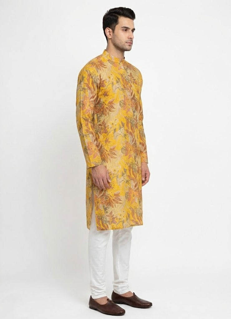 Soul Armor Mens Nature Inspired Ethnic Kurta Set