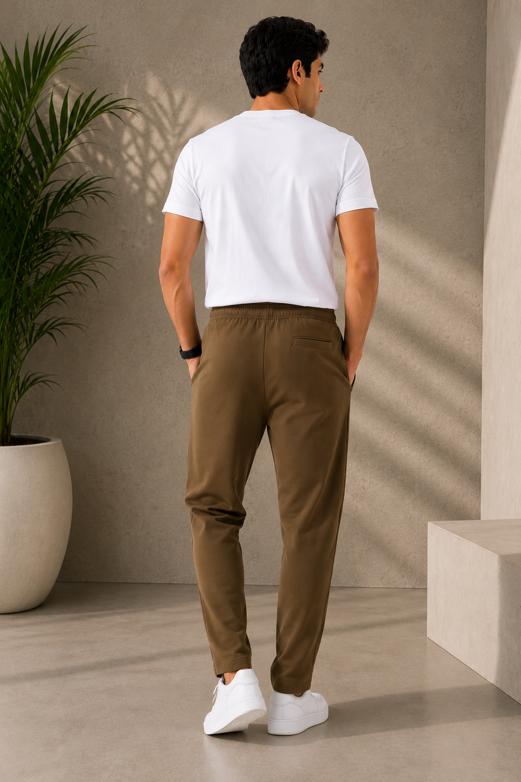 SOUL ARMOR Men's Solid Lower Track Pants | 95% Cotton Spandex Regular Fit | Casual Lounge Wear | Everyday Comfort Pant | M-3XL
