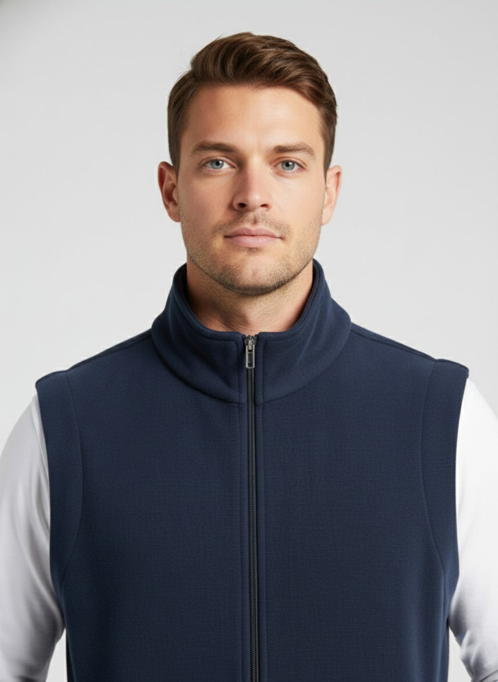 Soul Armor Mens  Polar Fleece Zip-Up Sleeveless Jacket