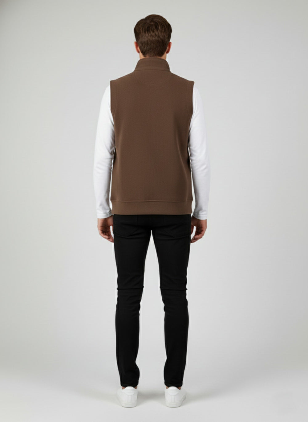 Soul Armor Mens  Polar Fleece Zip-Up Sleeveless Jacket