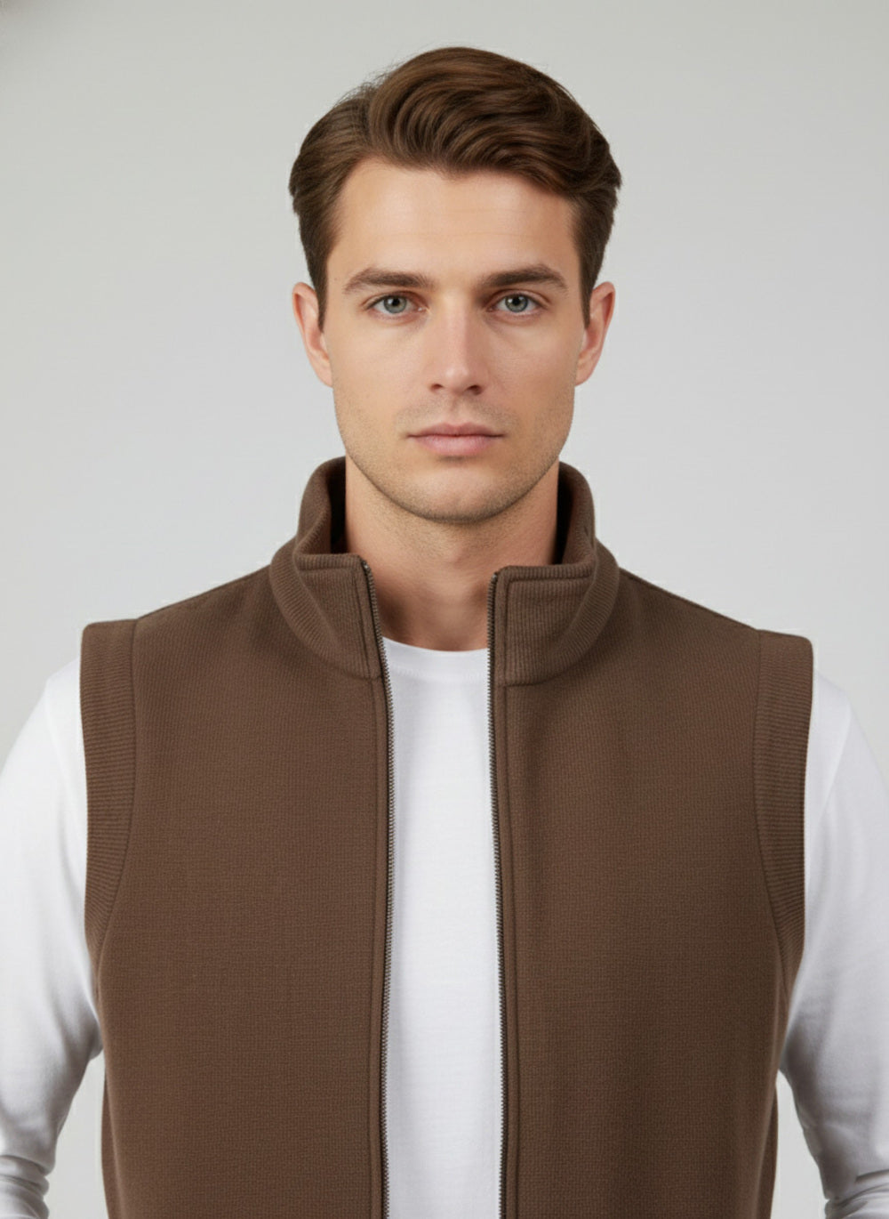 Soul Armor Mens  Polar Fleece Zip-Up Sleeveless Jacket