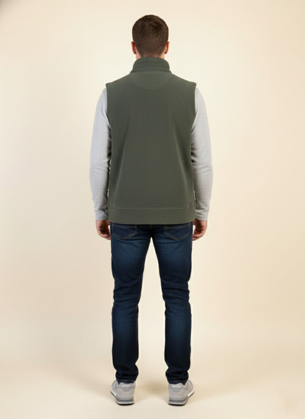 Soul Armor Mens  Polar Fleece Zip-Up Sleeveless Jacket