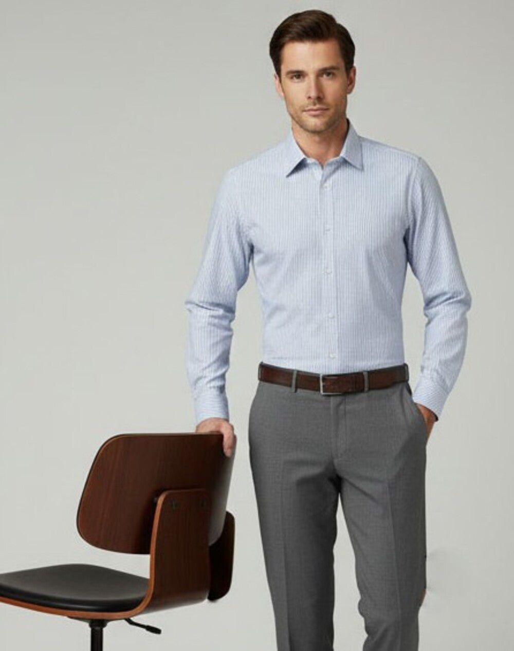 Soul Armor Elegant Striped Casual Shirt