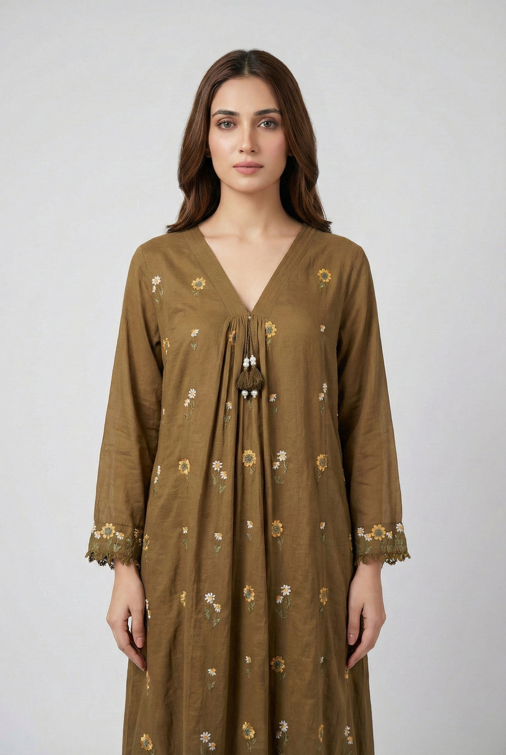 Soul Armor Traditional Embroidered 3-Piece Kurta Set