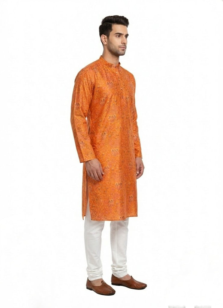 Soul Armor Mens Regal Ethnic Medallion Kurta Set