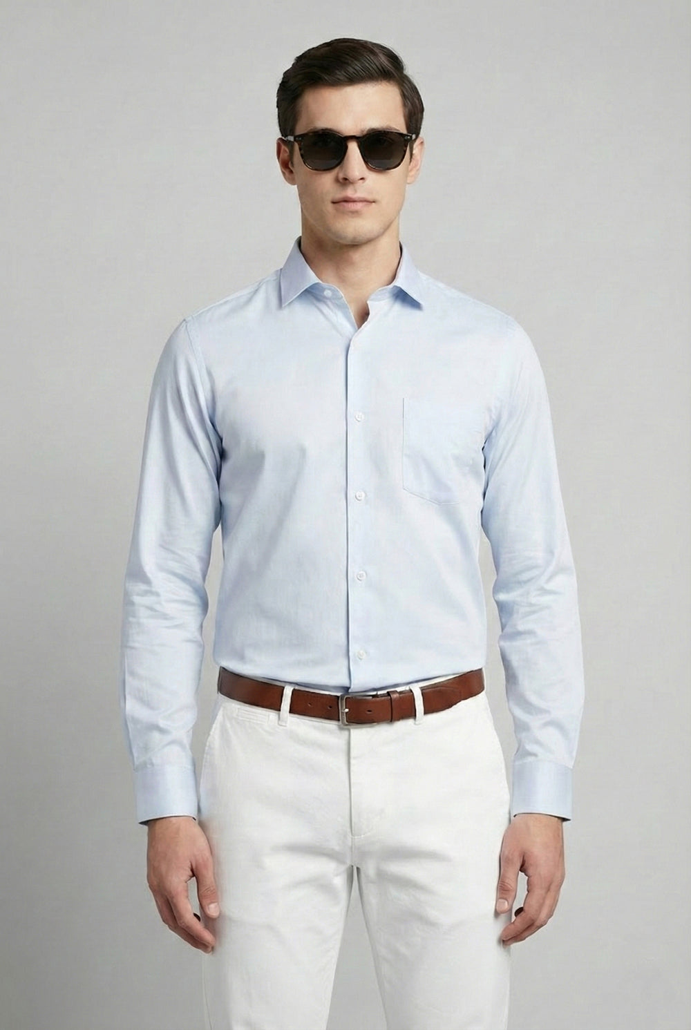 Soul Armor Solid Full Sleeve Classic Formal Shirt