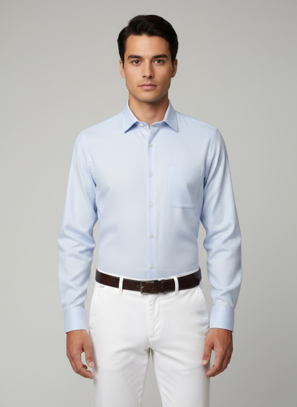 Soul Armor Micro Textured Full Sleeve Formal Shirt