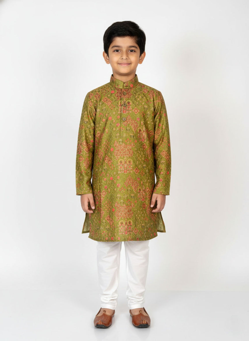 Elevate Classic Festive Kurta with White Pajama