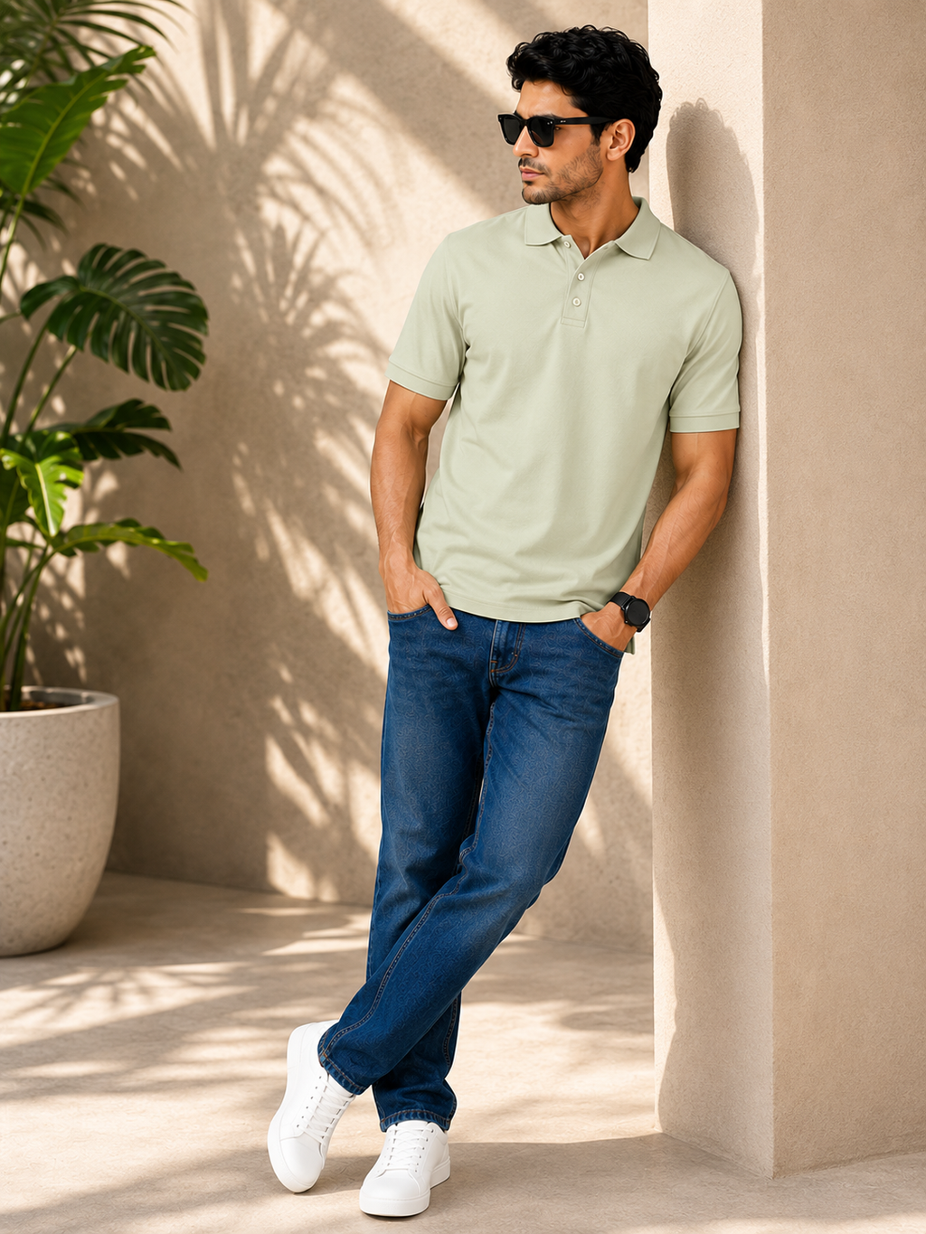 SOUL ARMOR Men's Solid Polo T-Shirt | Premium 95% Cotton Spandex Stretch Polo | Half Sleeve Casual Smart Wear | Regular Fit