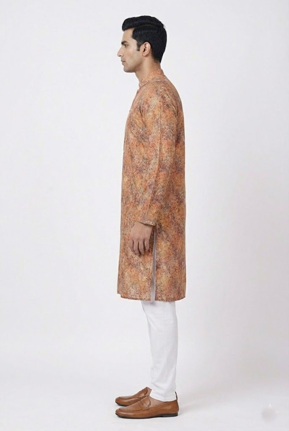 Soul Armor Mens Artistic Traditional Design Ethnic Kurta Set