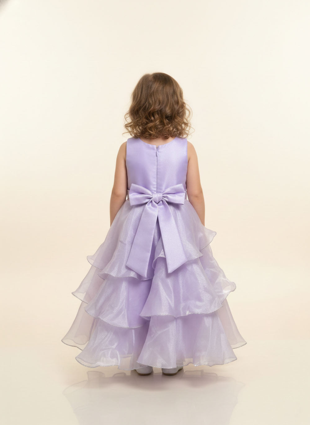 Katibi elegant purple occasion gown.
