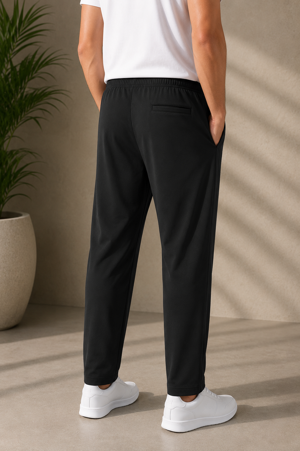 SOUL ARMOR Men's Solid Lower Track Pants | 95% Cotton Spandex Regular Fit | Casual Lounge Wear | Everyday Comfort Pant | M-3XL