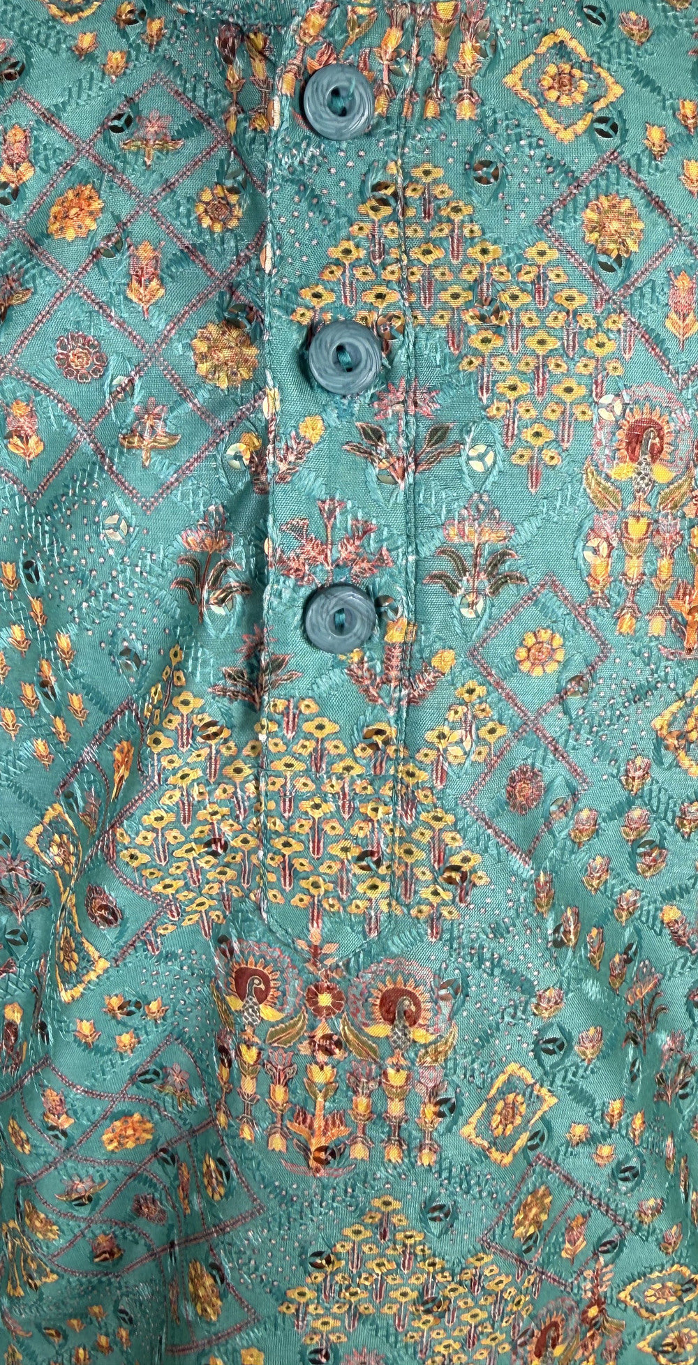 Elevate Emerald Designer Kurta with White Pajama