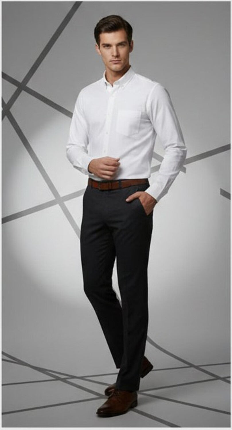 Soul Armor Classic Solid Textured Full Sleeve Shirt