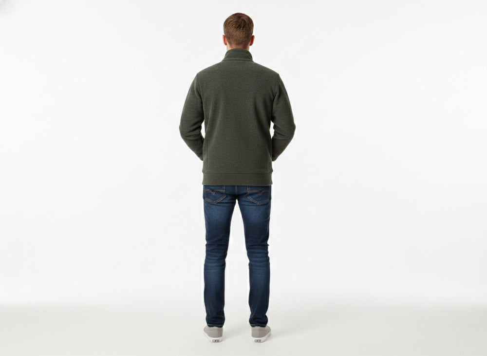 Soul Armor Mens Lightweight Polar Fleece Full Zip Jacket