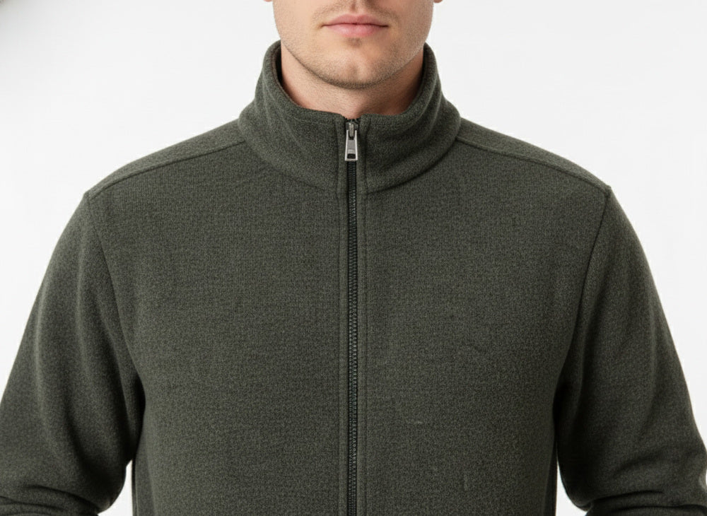 Soul Armor Mens Lightweight Polar Fleece Full Zip Jacket