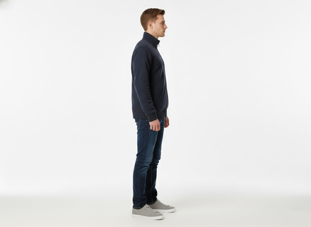 Soul Armor Mens Lightweight Polar Fleece Full Zip Jacket