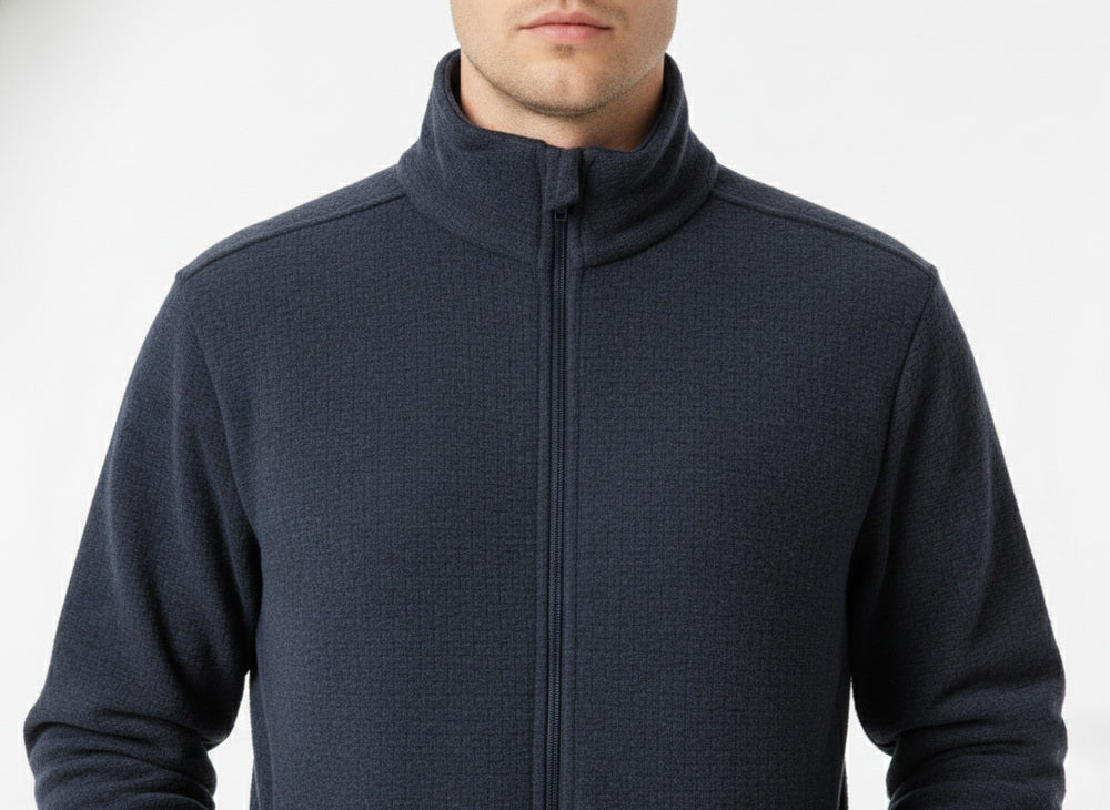 Soul Armor Mens Lightweight Polar Fleece Full Zip Jacket