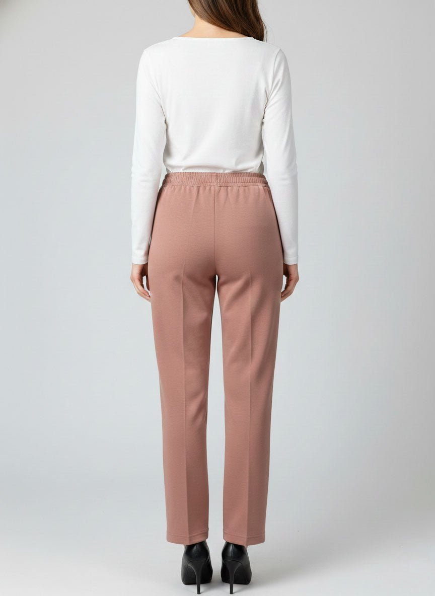 Soul Armor Ladies Solid Elegant Straight Cut with Smart Pocket Styling Pant