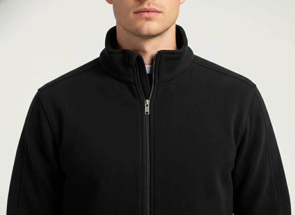 Soul Armor Mens Lightweight Polar Fleece Full Zip Jacket