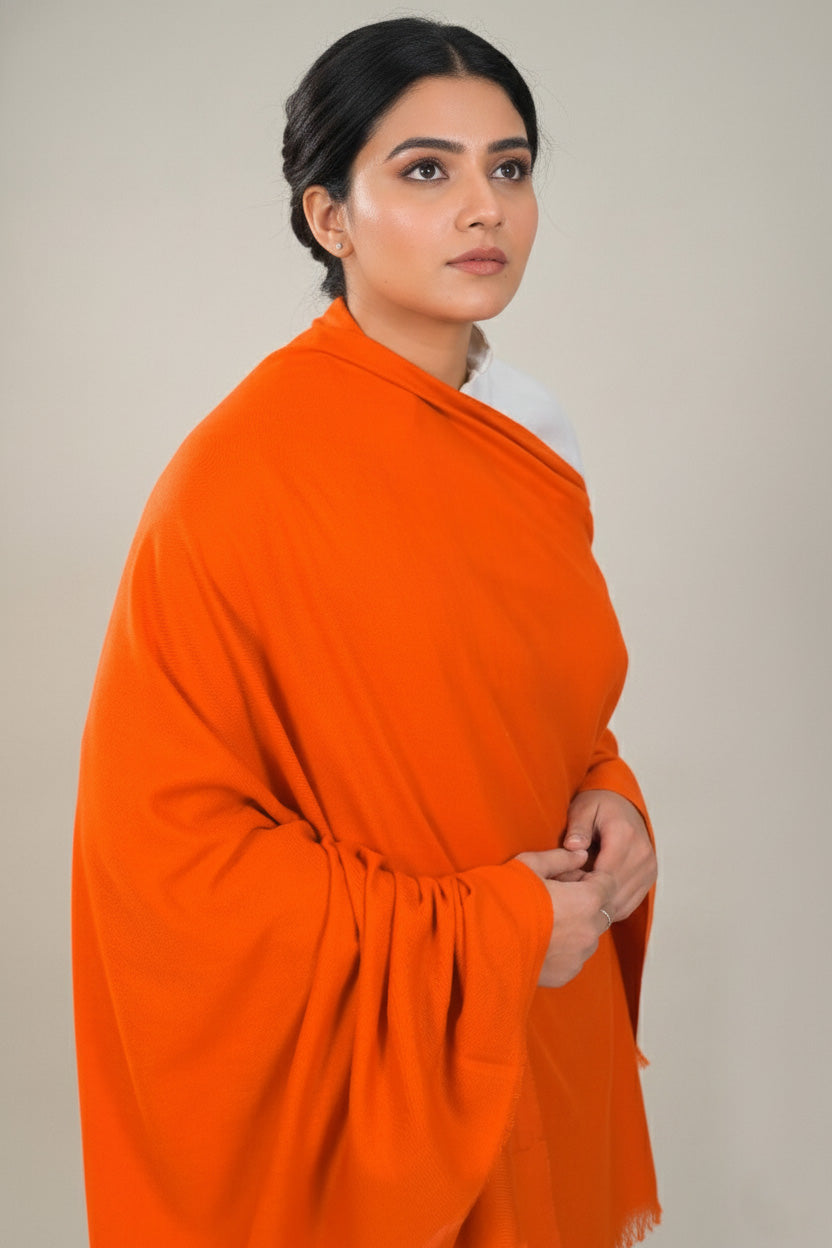 Elevate Classic Plain Woolen Shawl