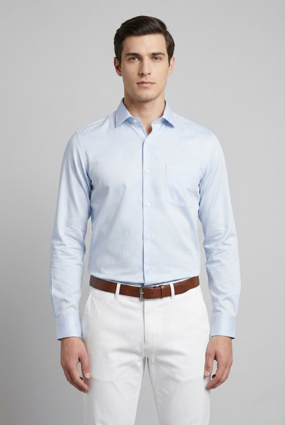 Soul Armor Solid Full Sleeve Classic Formal Shirt