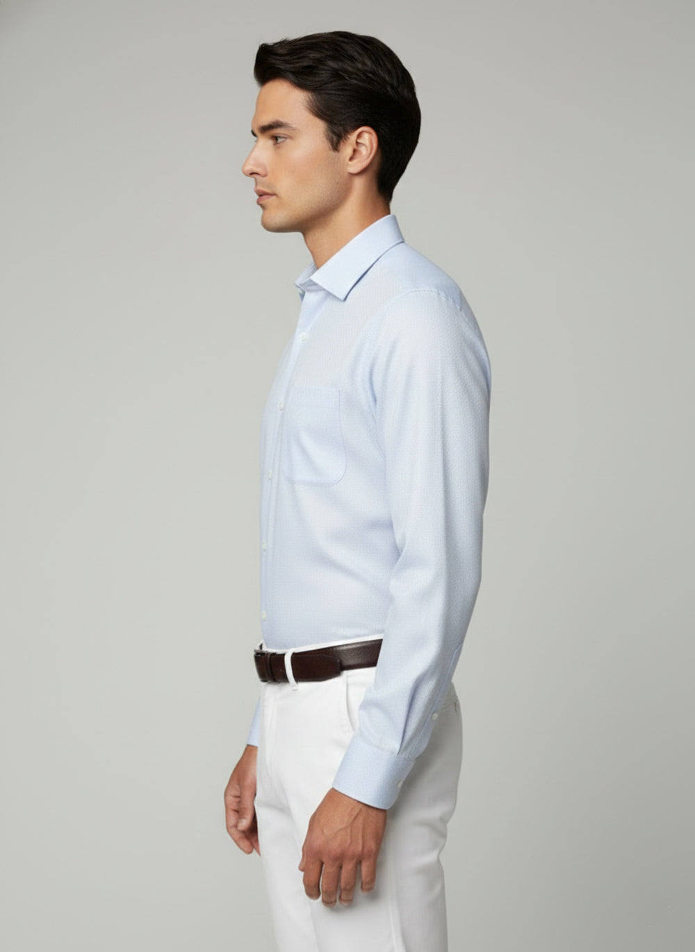 Soul Armor Micro Textured Full Sleeve Formal Shirt