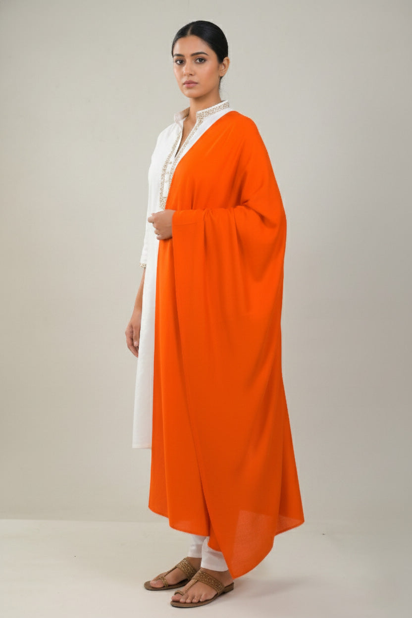 Elevate Classic Plain Woolen Shawl