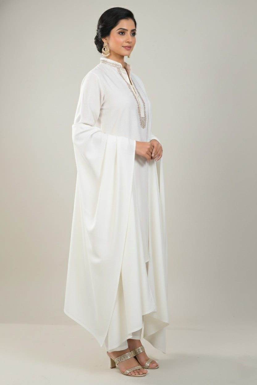 Elevate Classic Plain Woolen Shawl