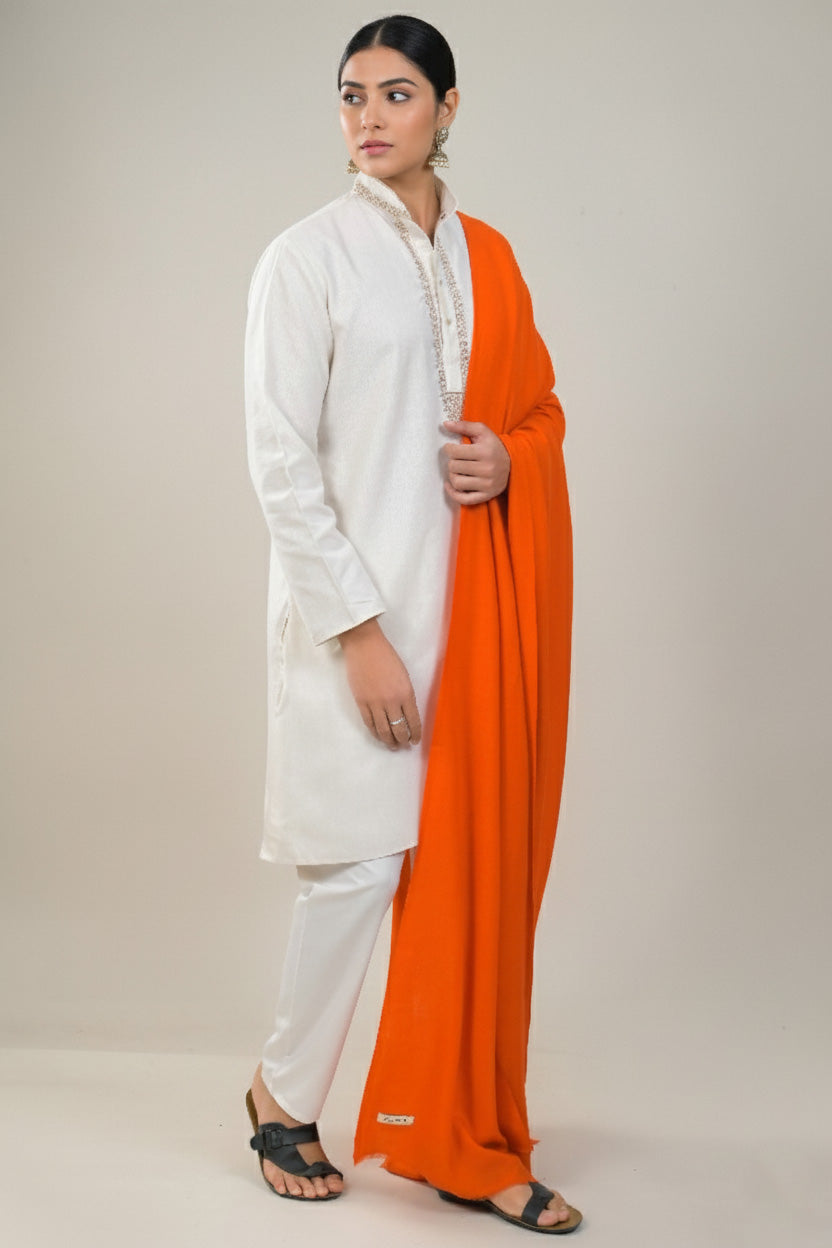 Elevate Classic Plain Woolen Shawl