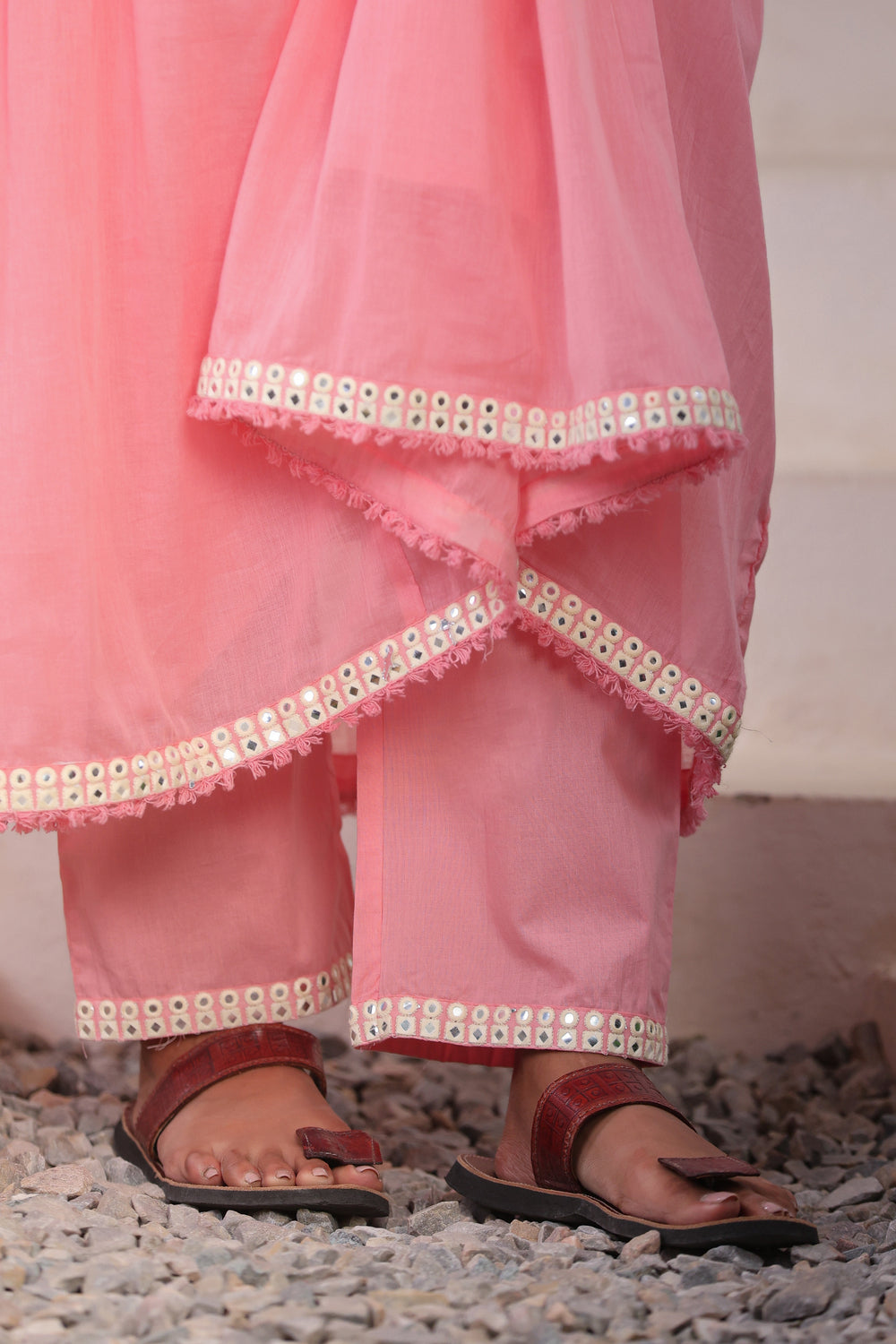 Soul Armor Embellished V-Neck Anarkali Kurta Set