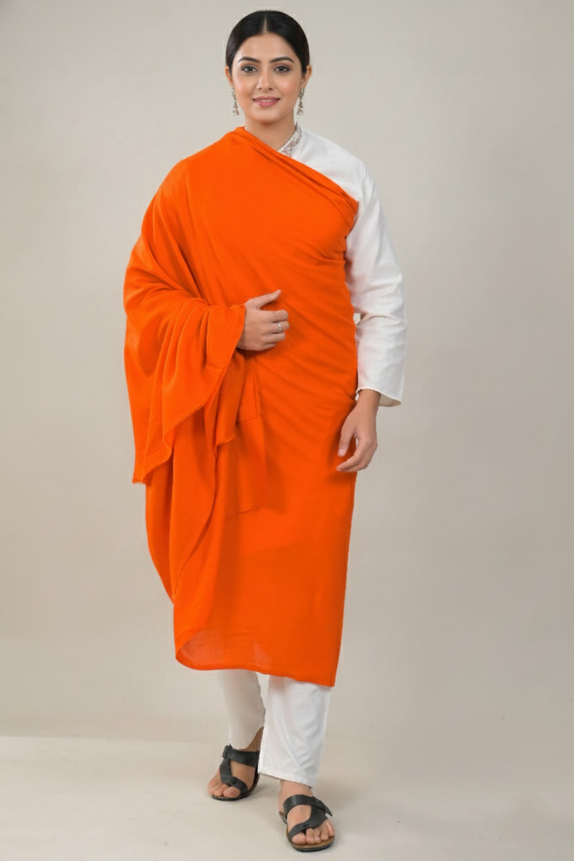 Elevate Classic Plain Woolen Shawl