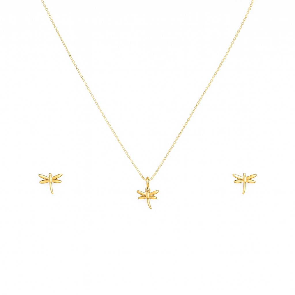 Dragon Fly Pendant Set
