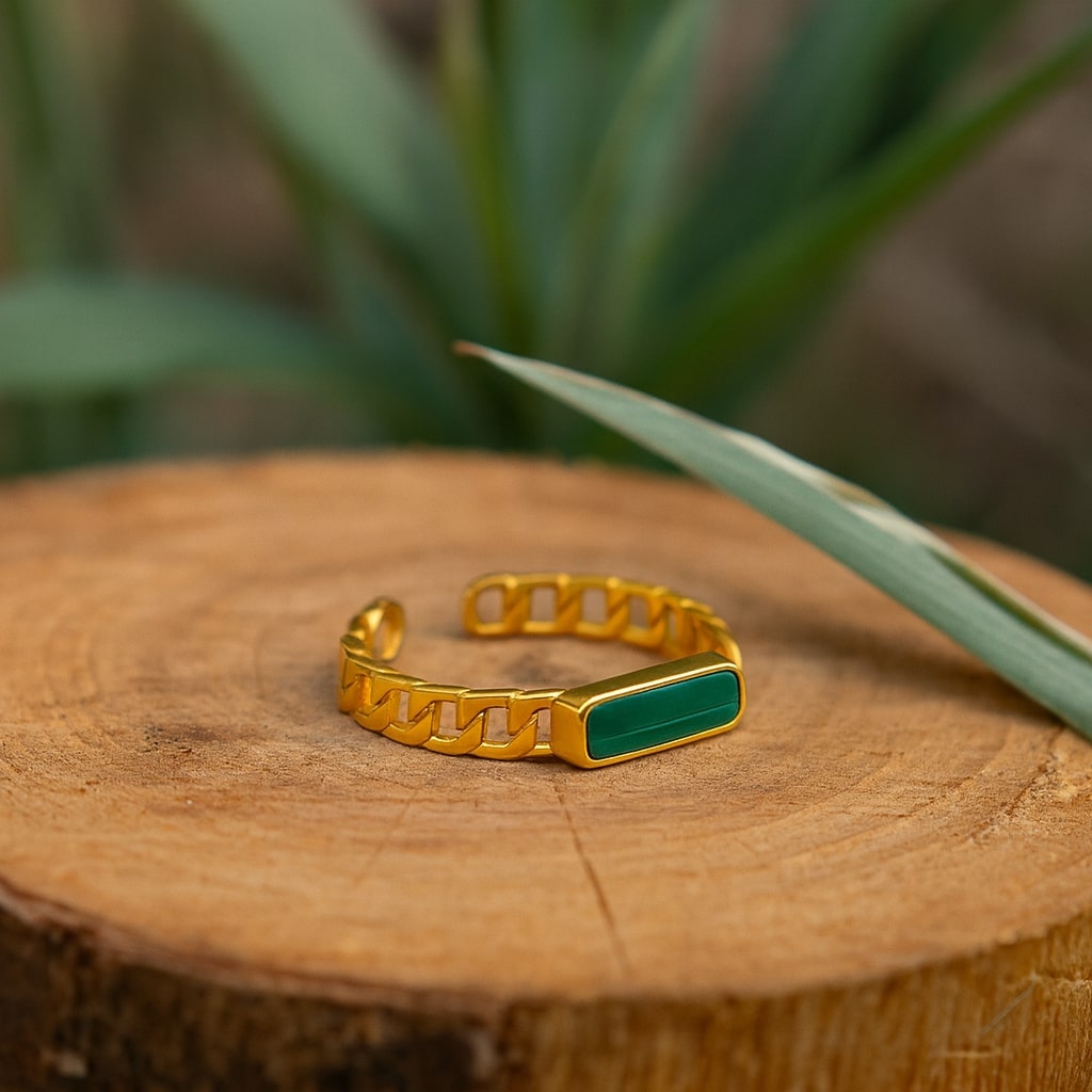 Gold Chain Design Ring