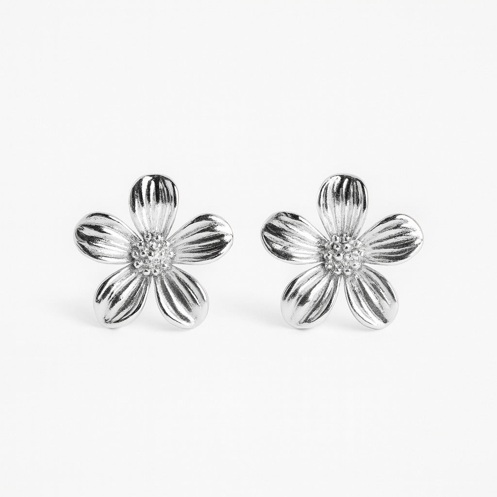 Magnolia Flower Earrings