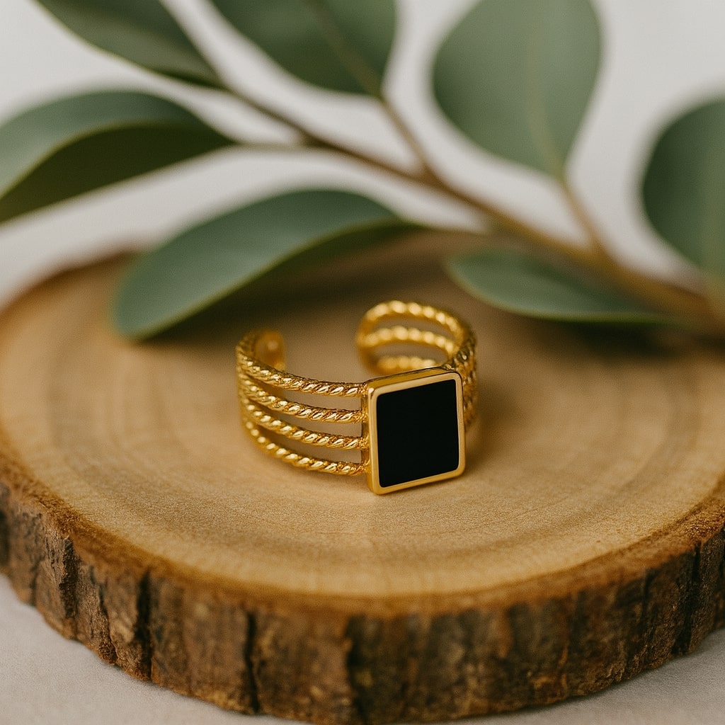 Gold Adjustable Ring